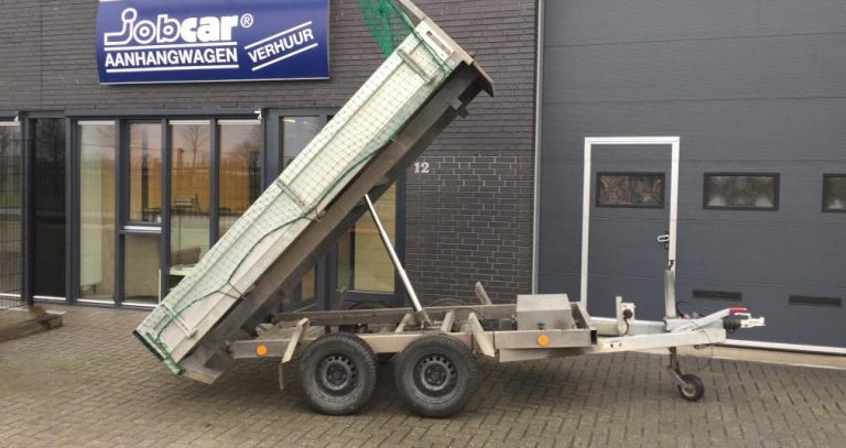 Over ons Tandem kipper aanhangwagen - verschillende soorten aanhangers te huur bij JobCar